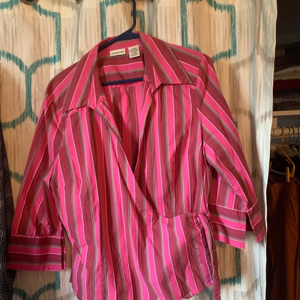 2 Cute wrap blouses